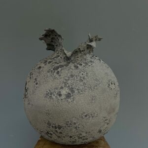 VASES SCULPTURE NOIR CALYTHÉRIS TAILLE XL