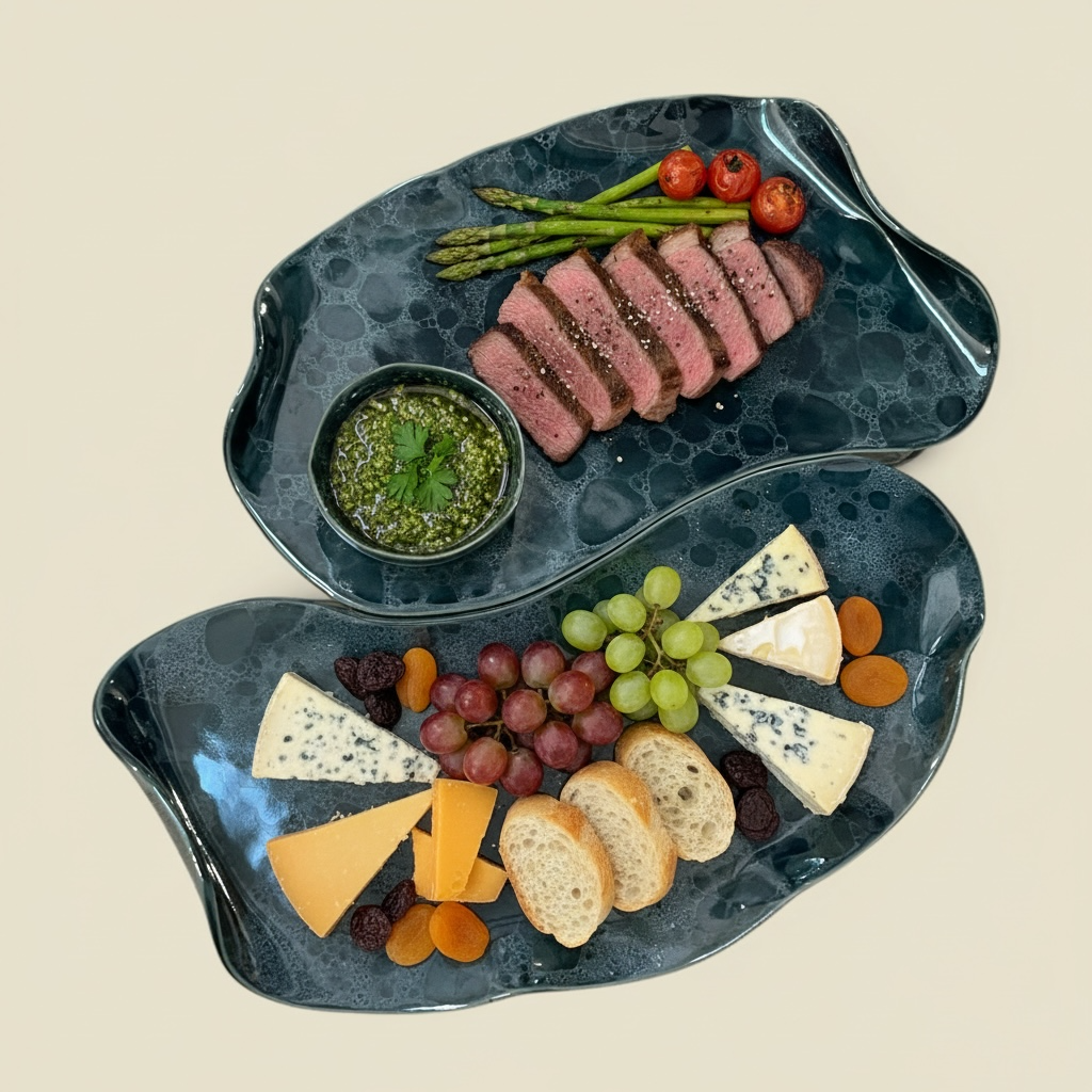 Plateau apéritif céramique